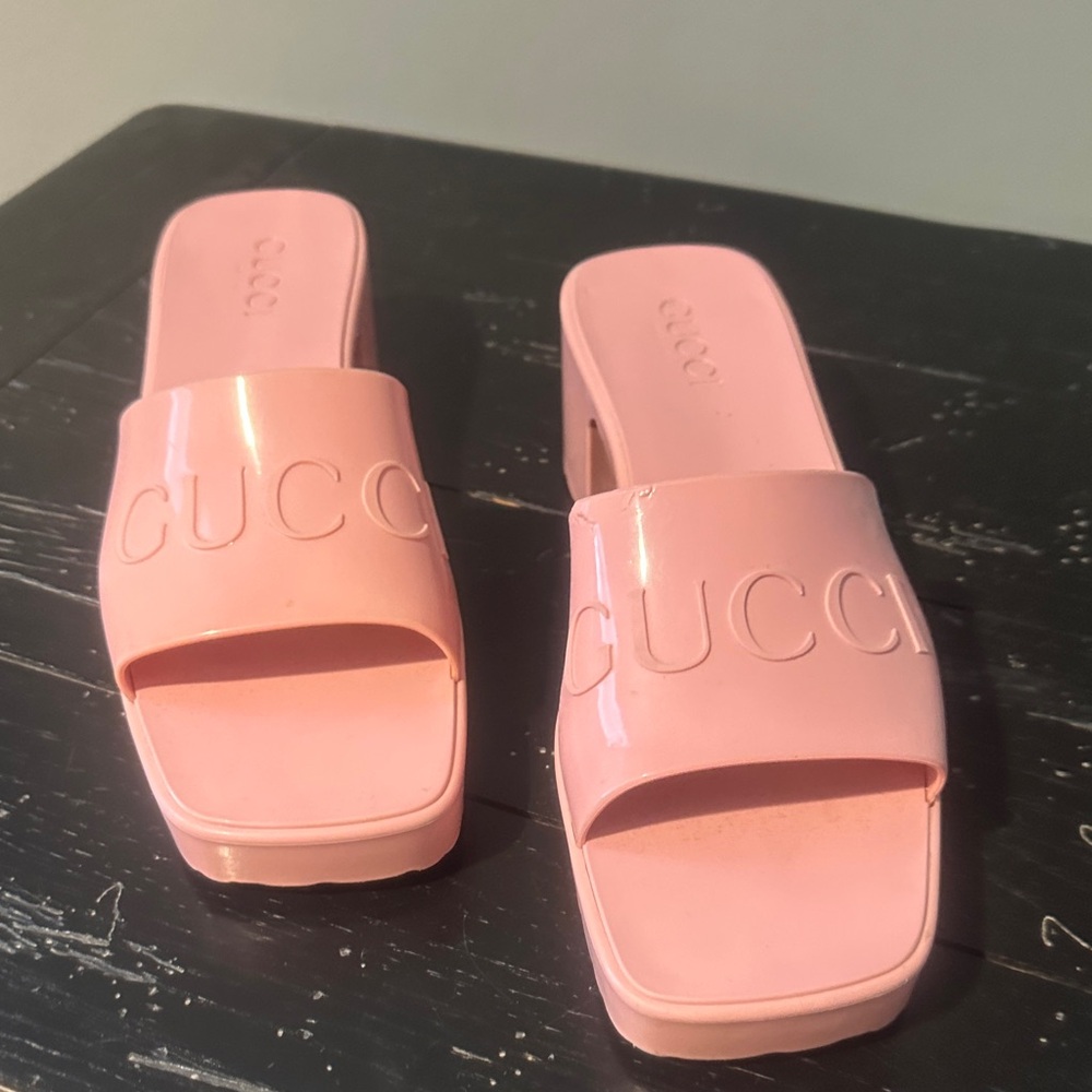 Gucci Blush Pink Mules
